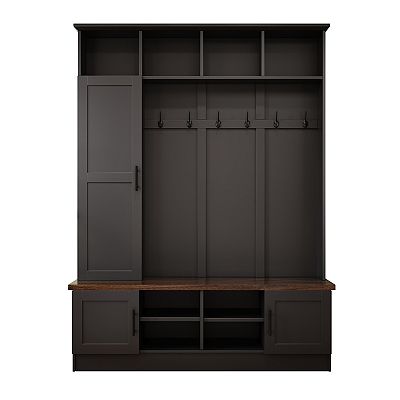 Merax Versatile 3-in-1 Hall Tree with Hooks，55