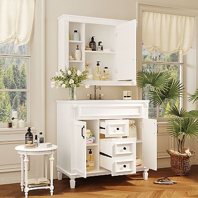 Merax 36'' Bathroom Vanity with Top Sink