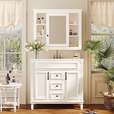 Merax 36'' Bathroom Vanity with Top Sink