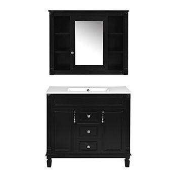 Merax 36'' Bathroom Vanity with Top Sink