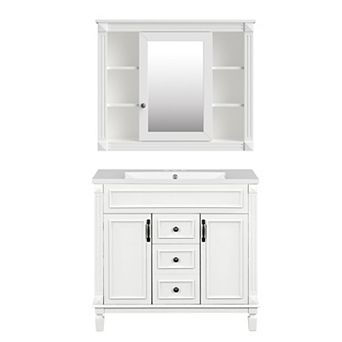 Merax 36'' Bathroom Vanity with Top Sink