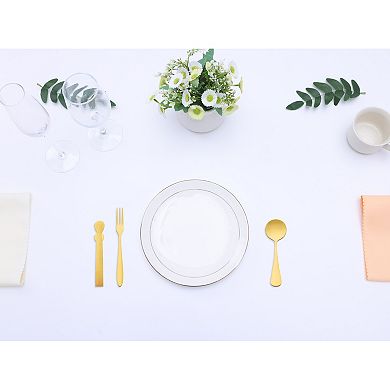 12 Piece Silverware Set, Stainless Steel Flatware, Mirror Polished Cutlery Set, Serving Utensils Set