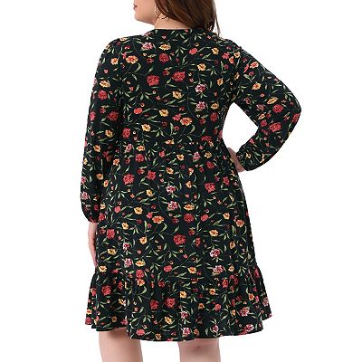 slim fit dress slacks Flourish And Find Out Burgundy Multi Floral Print Cotton Mini Dress