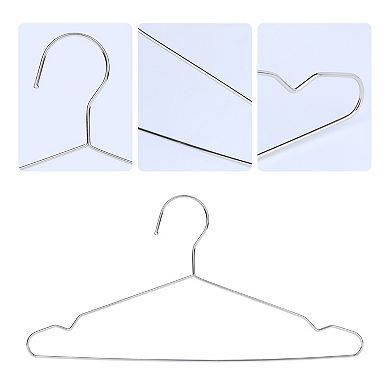 Stainless Steel Hangers, Durable Space Saving Clothes Hangers for Clothing, Closet, Coats or Pants