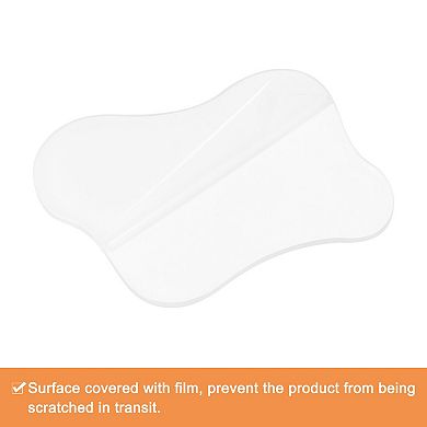 2pcs Acrylic Irregular Coasters, Cloud Shape Coffee Cup Coaster Ornaments 4.7"x4"