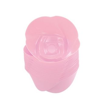 18 pc Silicone Cupcake Liners, 2.75 Inch Reusable Nonstick Baking Cups Flower Shape