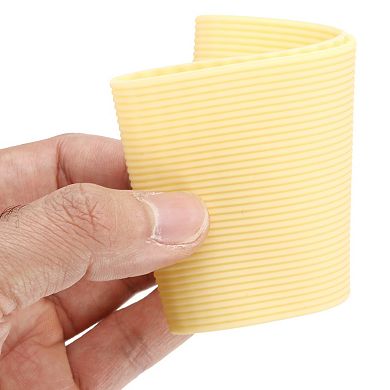 3Pcs Coffee Cup Sleeve, Silicone Cup Sleeve Non-slip Glass Water Bottle Mug Sleeves