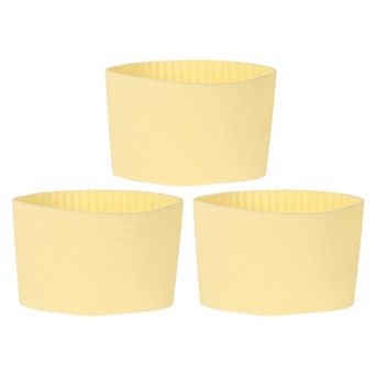 3 pc Coffee Cup Sleeve, Silicone Cup Sleeve Non-slip Glass Water Bottle Mug Sleeves