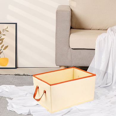 3 Pcs Storage Cube, Fabric Storage Bin with Handles for Shelves Closet, Collapsible Storage Basket