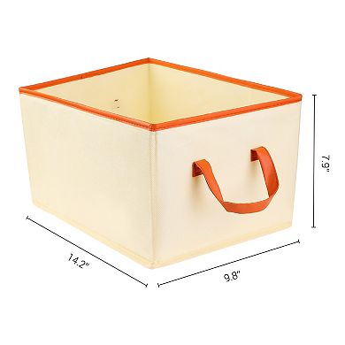 3 Pcs Storage Cube, Fabric Storage Bin with Handles for Shelves Closet, Collapsible Storage Basket