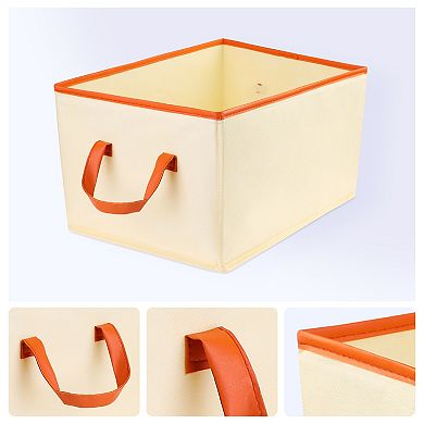 3 Pcs Storage Cube, Fabric Storage Bin with Handles for Shelves Closet, Collapsible Storage Basket