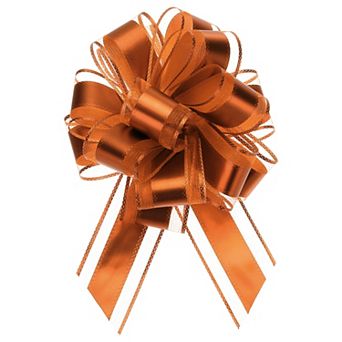 12 pc 8 Inch Extra Large Pull Bow Metallic Gift Wrapping Bows Ribbon Organza