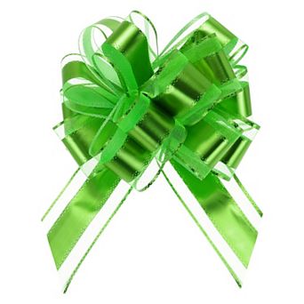 12 pc 8 Inch Extra Large Pull Bow Metallic Gift Wrapping Bows Ribbon Organza
