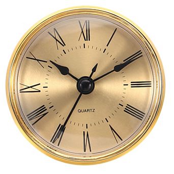 2.8" 70mm Quartz Clock Insert, Round Quartz Movement Miniature Clock Mini Roman Numeral Clock