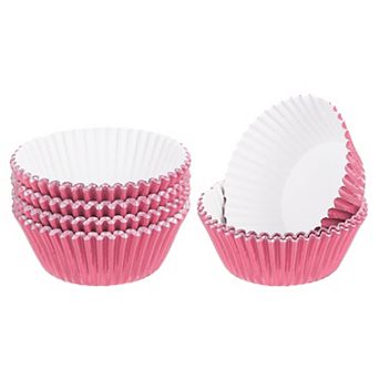 300 pc Foil Cupcake Liners, Muffins Metallic Baking Cups Wrappers Standard Greaseproof for Baking