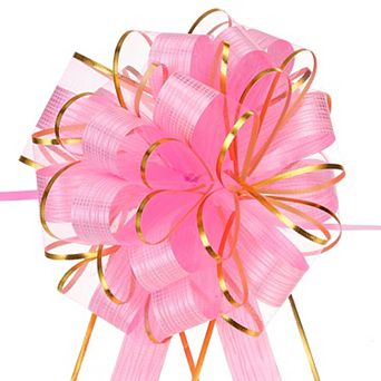 20 pc 8 Inch Large Pull Bows Gift Wrapping Bows Ribbon Organza