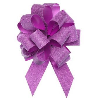 20 pc 8" Glitter Car Large Pull Bow Gift Wrapping Bows for Flower Presents Wedding Car