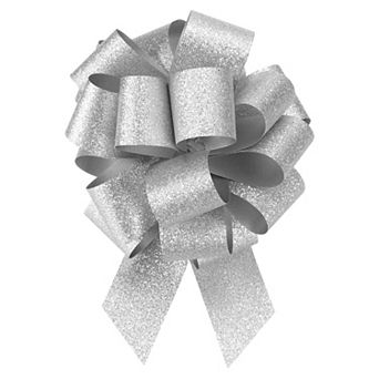 20 pc 8" Glitter Car Large Pull Bow Gift Wrapping Bows for Flower Presents Wedding Car
