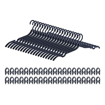 Foldable Travel Hangers, Plastic Portable Clothes Hangers for Travel Cruises Suitcase Dormitory