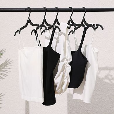 Foldable Travel Hangers, Plastic Portable Clothes Hangers for Travel Cruises Suitcase Dormitory