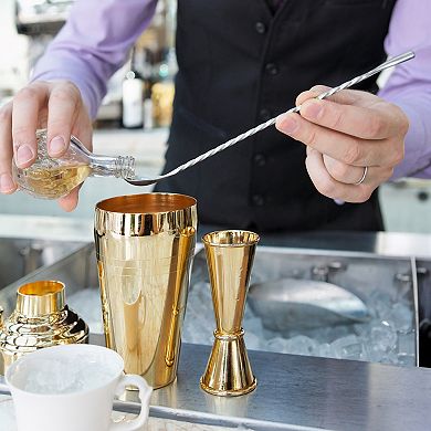 Bar Spoon Cocktail Mixing Spoon, 2Pcs 12" Stainless Steel Long Spiral Handle Mixing Spoons