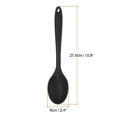2Pcs Silicone Spoons, Heat Resistant Kitchen Cooking Utensil Spoon for Cooking, Mixing and Serving