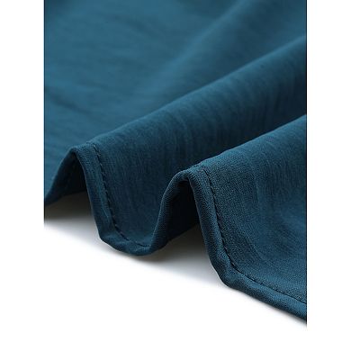 Plus Size Women's Ruffle V Neck Long Sleeve Tiered Midi Dress Flowy A Line Layered Fall Dress Casual