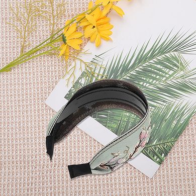 Women's Embroidered Toothed Headband 5.91"x4.33" 1 Pc