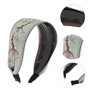 Women's Embroidered Toothed Headband 5.91"x4.33" 1 Pc