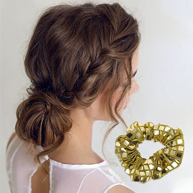 Elegant Square Sequins Scrunchies 1 Pc