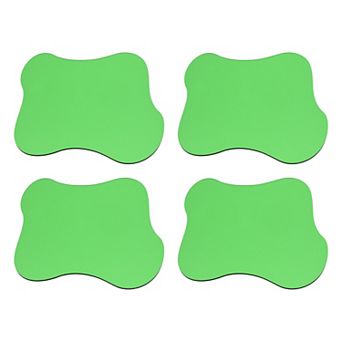 4 pc Acrylic Irregular Coasters, Creative Cloud Shape Coffee Cup Coaster 7"x6"