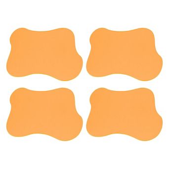 4 pc Acrylic Irregular Coasters, Creative Cloud Shape Coffee Cup Coaster 7"x6"