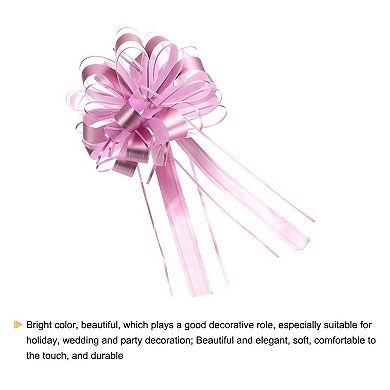 12pcs 11 Inch Extra Large Pull Bow Metallic Gift Wrapping Bows Ribbon Organza