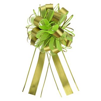 12 pc 11 Inch Extra Large Pull Bow Metallic Gift Wrapping Bows Ribbon Organza