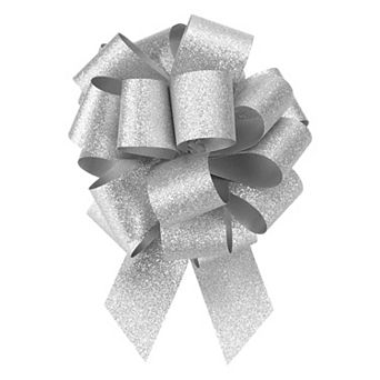 20 pc 6" Glitter Car Large Pull Bow Gift Wrapping Bows for Flower Presents Wedding Car