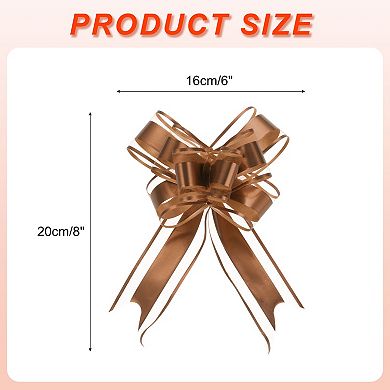 20pcs 8 Inch Giant Large Pull Bow Gift Wrapping Organza Bows Ribbon for Presents