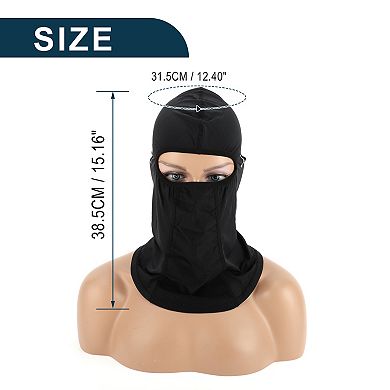 Cycling Balaclava Full Face Mask Neck Cover Windproof Face Cover Strong Sun Protection 1 Pc