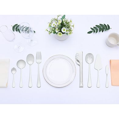 12 Piece Silverware Set, Stainless Steel Flatware Cutlery Set, Serving Utensils Set for Home Kitchen