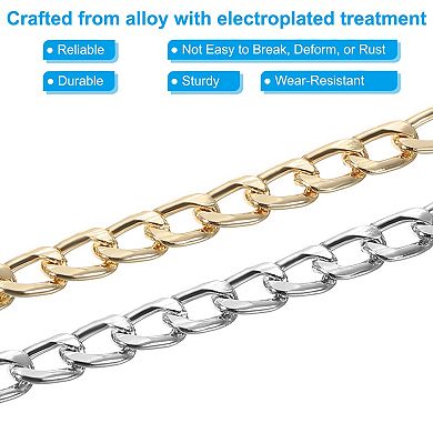 Purse Chain Strap 39", Extender Chain Strap Accessories with Metal Buckles