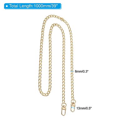 Purse Chain Strap 39", Extender Chain Strap Accessories with Metal Buckles
