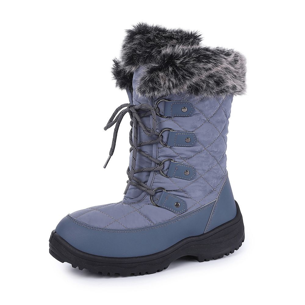 Women's Winter Snow Boots - Warm, Non-Slip, Mid-Calf Design