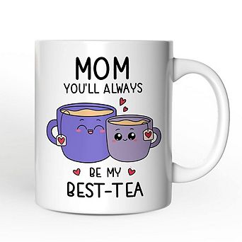 Mom Best-Tea Mug, Mother Best Friend Gift From Adults Children
