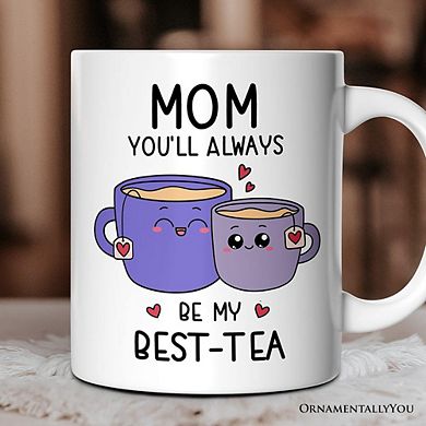 Mom Best-Tea Mug, Mother Best Friend Gift From Adults Children