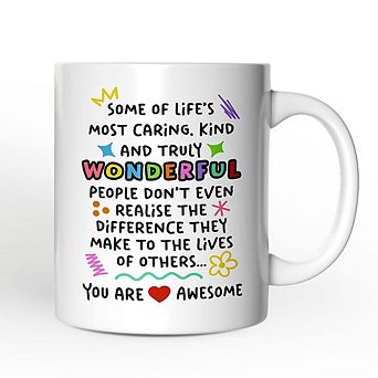 You Are Wonderful Mug, Heartful Message Gift