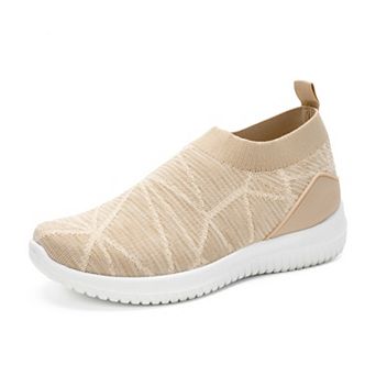 Women’s Walking Shoes Lightweight Sock Sneakers, Slip-On, Casual Style