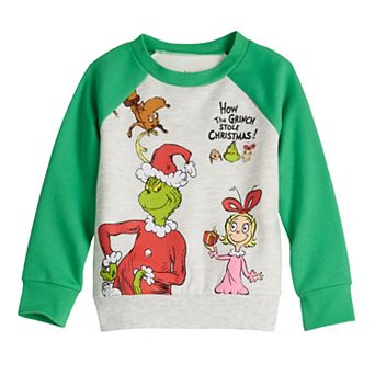 Baby & Toddler Boy Jumping Beans® Dr. Seuss The Grinch Long Sleeve Graphic Crew