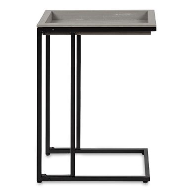 Lockridge Wood and Metal C-Table