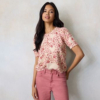 Women's LC Lauren Conrad Short Sleeve Sweater Tee