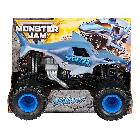 Детские игрушки Monster Jam Megalodon Die-Cast Vehicle 1:24 Scale Monster Truck Toy