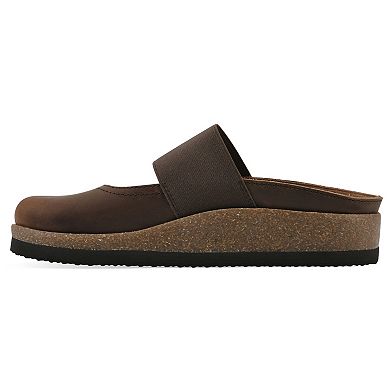 White Mountain Bassi Women's Mary Jane Clogs